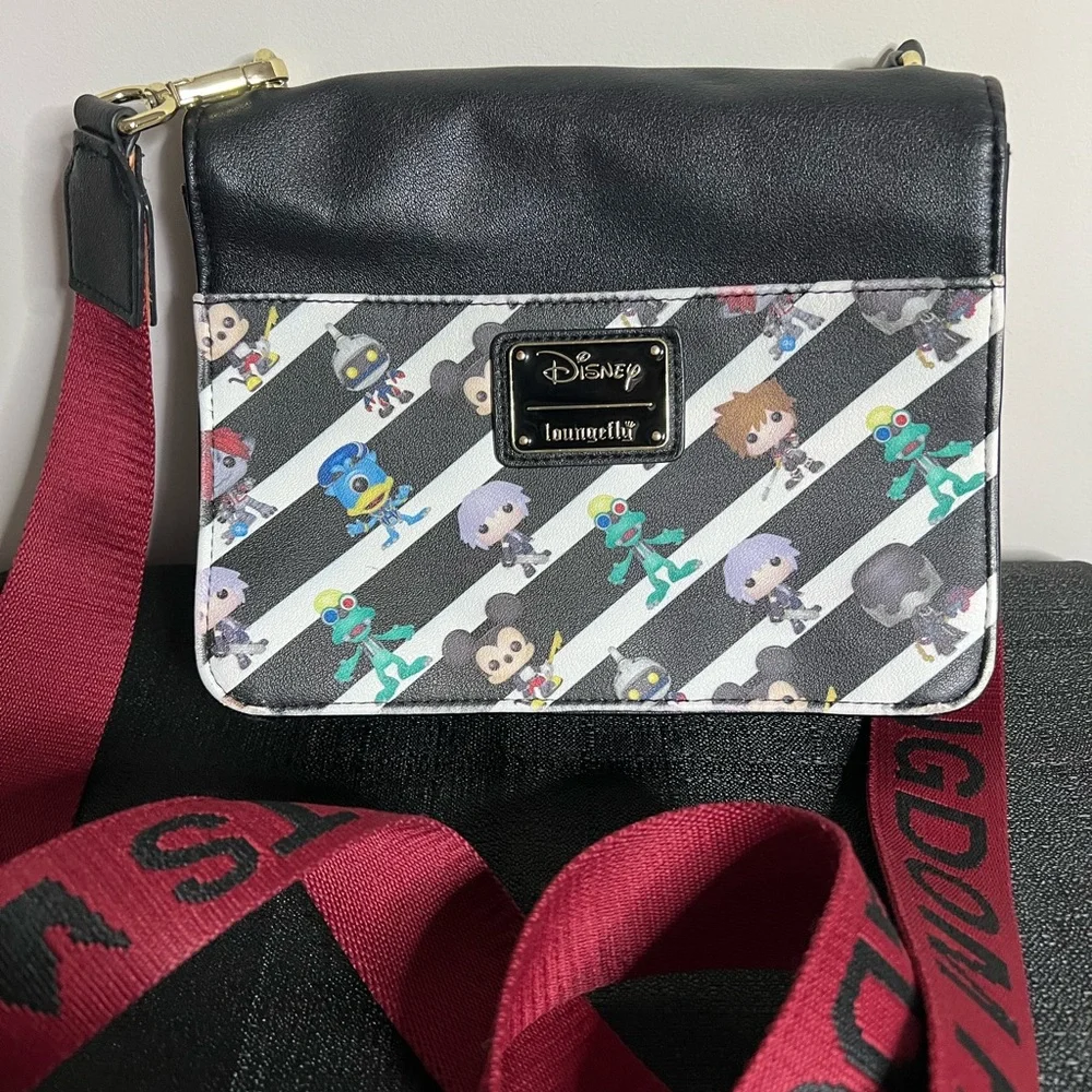 Disney Kingdom Hearts Purse‎ Funko! POP Loungefly Crossbody Bag Anime Video Game
